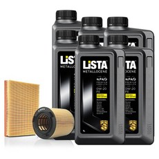 리스타 METALLOCENE 0W-20 엔진오일세트 그랜저 GN7 2022년형~ 가솔린 터보 2.5 출장교체, 1세트, 0w20