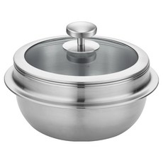 cookever IH電磁爐適用三層鋼玻璃蓋砂鍋, 1個, 18cm