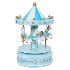 Allprism 音樂旋轉木馬音樂盒, 藍色