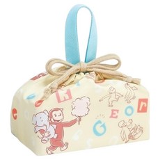 Skater 防皺束口便當袋 抽繩午餐袋 喬治, 淺黃色, 1個