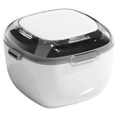 해피굿즈 휴대용 틀니 보관통, 화이트, 1개