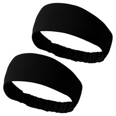 Haru Home 涼爽快乾髮帶, 黑色, 2個