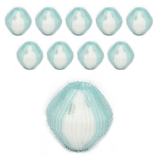 DKONE 極簡洗衣球 3.5cm, 淺藍色 + 白色, 10個