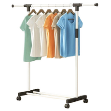 哈莫尼商城 移動式立架 鞋子 臥室 宿舍 衣架 掛衣架, 白色