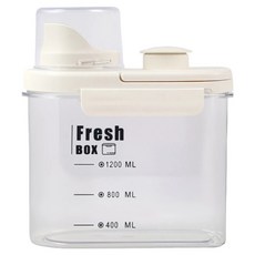 Edish 手提保鮮罐 儲糧桶 密封罐 米桶 1600ml, 顏色隨機, 1個