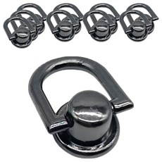 코오미 가죽공예 디링 가방 고리 옆고리 + 와셔 세트 5W0806, 10세트, 흑니켈