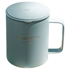 Sitarayuri 304不鏽鋼滑蓋馬克杯 400ml, 藍色, 1個
