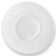 제이앨꼬께 헤미스피어 사틴 평접시, 화이트, 1개