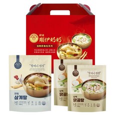 SUNI COOK 順伊奶奶 元氣雞湯禮盒 人蔘雞 + 清燉雞 2個, 2kg, 1套
