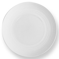 제이앨꼬께 헤미스피어 사틴 평접시, 화이트, 1개