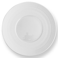 제이앨꼬께 헤미스피어 사틴 디저트접시, 화이트, 1개