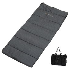 GO TOO 四季用Warm Nest睡袋 2.2kg + 收納袋套組, 深灰色, 1套