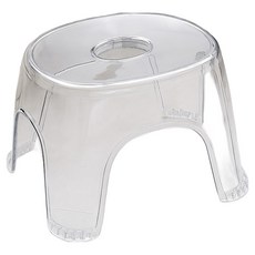 위더스욕실용품 안심바스 다용도 미끄럼방지 욕실 의자, 투명