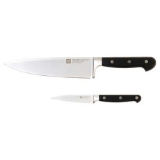 ZWILLING 雙人 專業S系列刀 黑色, 2個, 削皮刀 + 主廚刀