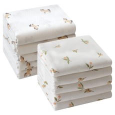 Baby & I Baby 柔軟方形布尿布 2 片 x 5 片套組, Ramy, Olive, 1套