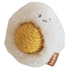 zeze Muna 寵物麻繩玩具球, 1個, 水煮蛋