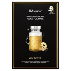 JMsolution 肌司研 V9 維他命安瓶黃金箔面膜 350ml, 1個, 10入