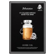 JMsolution 肌司研 C9 膠原蛋白精華銀箔面膜 350ml, 1個, 10入