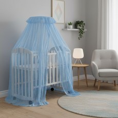 vivibaby 嬰兒床專用蚊帳, 藍色