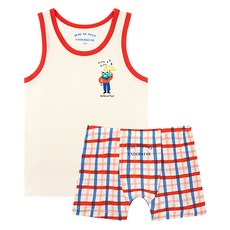 Bebedepino Underwear 兒童青蛙天絲內衣上下套組 100 BU43US303