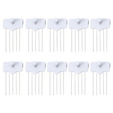 Kkojapin 免鑽孔相框掛鉤壁紙釘, 白色, 10個