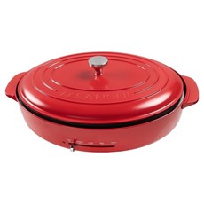 SANSUI 山水 多功能電烤盤 標配組 胭脂紅, SEBW-Q699