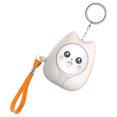 馬特洪峰 防身用貓咪迷你警報器 奶油色, 1個