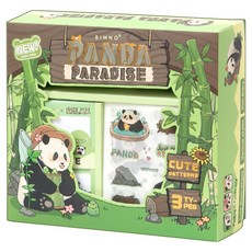 Simno 芯陌 Sticony 裝飾盒 手帳裝飾組, 熊貓樂園, 1套