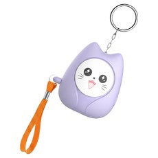 馬特洪峰 防身用貓咪迷你警報器 紫色, 1個