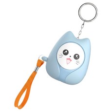 마터혼 호신용 고양이 미니 사이렌 경보기 블루, 1개