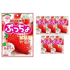 UHA 味覺糖 Puccho草莓糖, 6個, 65g