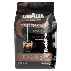 LAVAZZA 義大利阿拉比卡咖啡豆, 1kg, 1個, 全豆咖啡（未研磨）