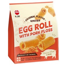 味一食品 豬肉鬆蛋捲, 132g, 1個