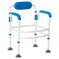 康逸 舒護安穩馬桶扶手椅 B022, 白色 + 藍色