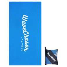 LAZYBEE 快乾泳巾, 卡布里藍, 1個