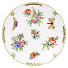 Herend 퀸 빅토리아 오리지널 디너 플레이트 255, 혼합색상, 1개