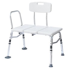 康逸 防滑可調整高度洗澡椅 B09, 白色, 1個