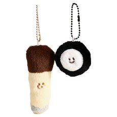 FINIT&PICKIT 運動情侶友情鑰匙圈 2件組 撞球, 混合色, 1套