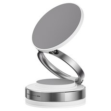 뉴클 파워락 360도 맥세이프 접이식 진공흡착 거치대, 화이트, 1개