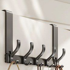 리브리카 후크 5구 도어행거 18cm, 灰色, 1個
