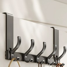 6鉤門後掛架 12cm, 灰色, 1個