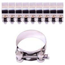 J-TECH 翔穩軍品 304材質 不鏽鋼 SUS 單軟管 高壓束帶 48~51mm, 10個