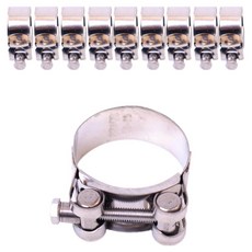 J-TECH 翔穩軍品 304材質 不鏽鋼 SUS 單管 高壓管束 44~47mm, 10個