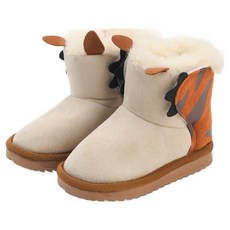Rabbit Foot 兒童 Rio Animal 毛絨內襯靴