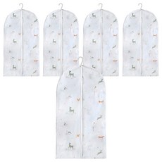 From Papa 動物圖案衣物大衣收納袋, 5個, 1入