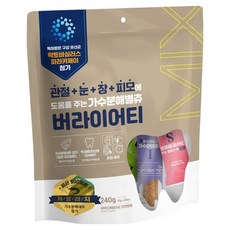 닥터케어누트 강아지 가수분해 덴탈껌 별츄, 1개, 240g, 혼합맛(관절/눈/장/피모)