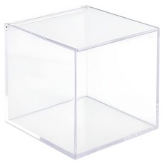 씨제이이 홈카페 커피 캡슐 보관 아크릴 다용도 수납함 L, 투명, 1개 투명, 1개