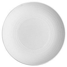 제이앨꼬께 헤미스피어 사틴 파스타접시 미디엄 24cm, 화이트, 1개