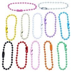 明亮生活 球鏈 軍牌鍊 200p 組, 隨機出貨, 1套