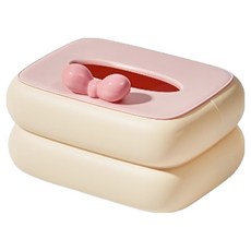 Misoroun 手提面紙盒 19.5 x 14 x 9.5 cm, 黃色, 1個